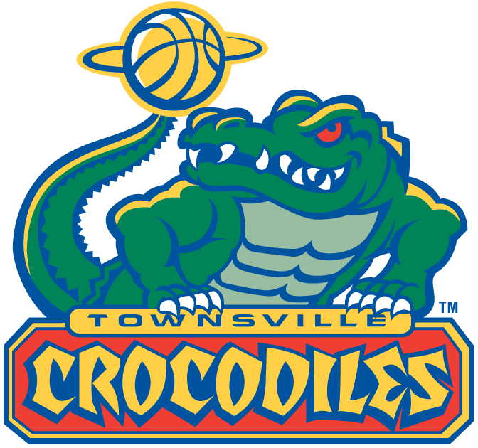 Townsville Crocodiles Pres Primary Logo iron on transfers for T-shirts